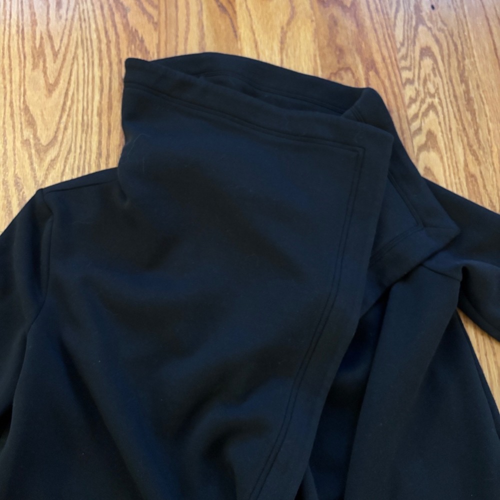 Spanx Airessentials Drape Front Jacket Very Black… - image 4